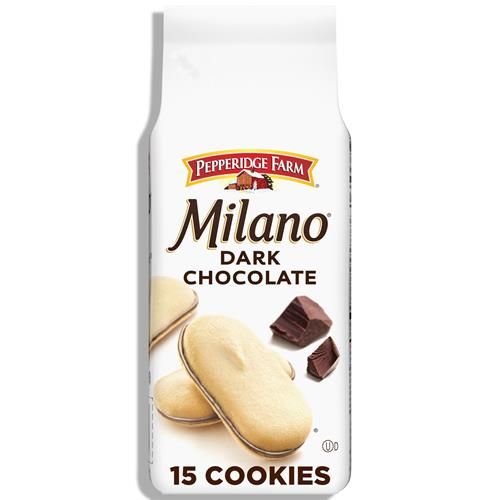 Pepperidge Farm Milano Dark Chocolate Cookies, 6 Oz Bag (15 Cookies)