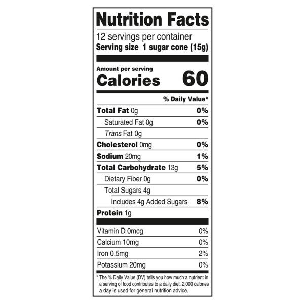Benton's Sugar  Cones, 5 oz