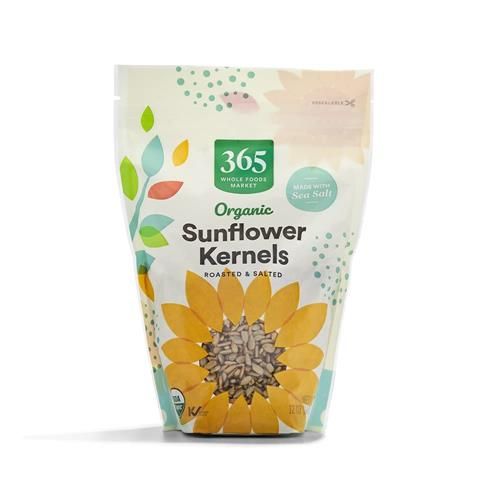Whole Foods Market, Organic Roasted Salted Sunflower Kernels, 12 Oz