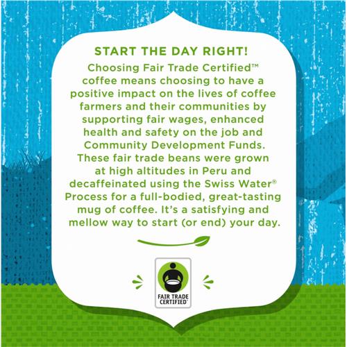 Simple Truth Organic Decaf 100% Peruvian Medium Roast Coffee Pods 12 ct