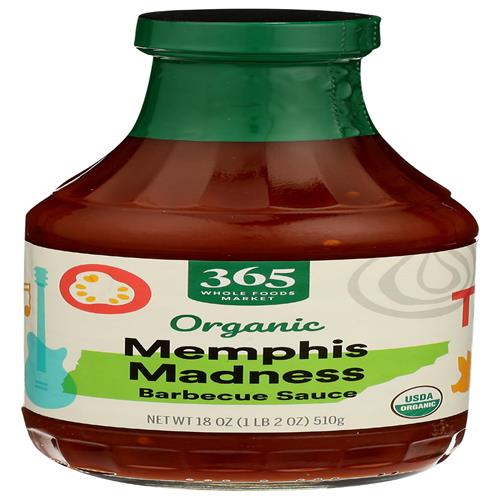 Whole Foods Market, Organic Memphis Madness Barbecue Sauce, 18 Oz