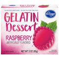 Kroger Raspberry Gelatin Dessert Mix 3 oz