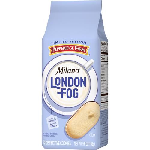 Pepperidge Farm Milano London Fog Earl Grey Tea Cookies, 5.6 Oz Bag (12 Cookies)