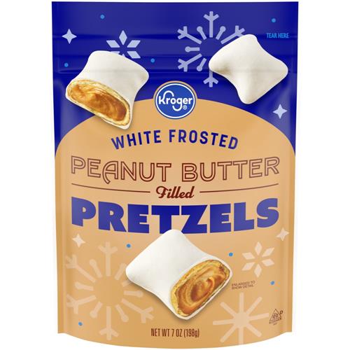 Kroger White Chocolate-Covered Peanut Butter-Filled Pretzels 7 oz