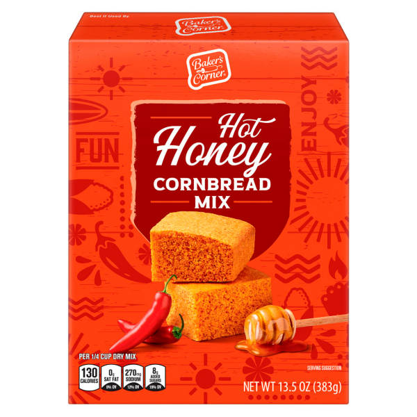 Baker's Corner Hot Honey Cornbread Mix - 13.5 oz