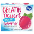 Kroger Sugar Free Raspberry Gelatin Dessert Mix 0.37 oz