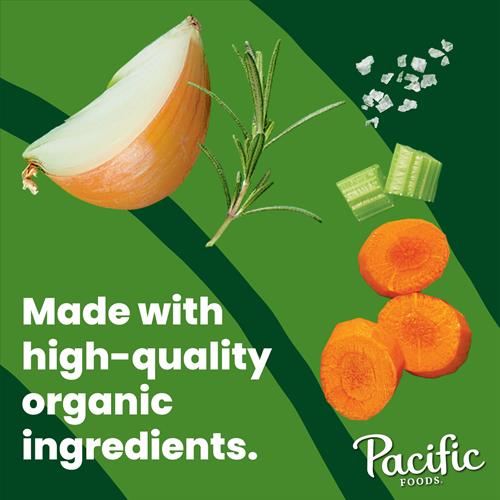 Pacific Foods Organic Chicken Bone Broth With Sea Salt, 32 Oz Carton