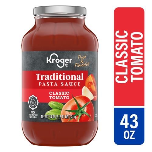 Kroger Classic Tomato Traditional Pasta Sauce 43 oz