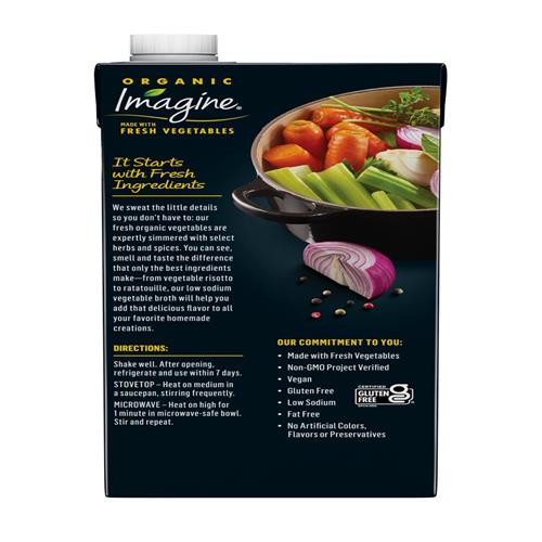 Imagine Low Sodium Organic Vegetable Broth 32 Oz