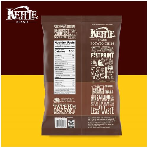 Kettle Brand Potato Chips, Sea Salt Kettle Chips, 13 Oz