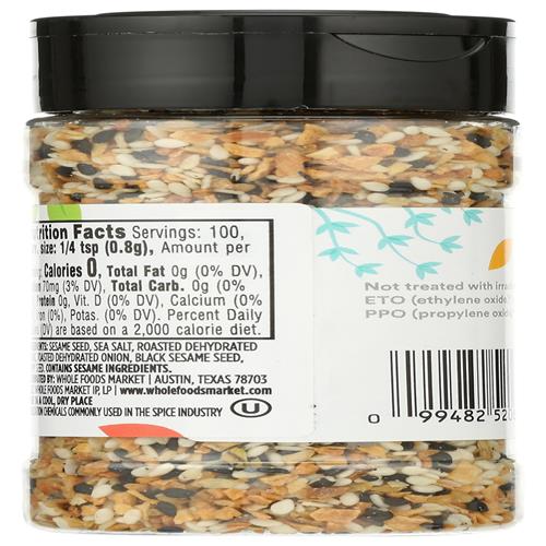 Whole Foods Market Everything Bagel Seasoning, 2.85 Ounce