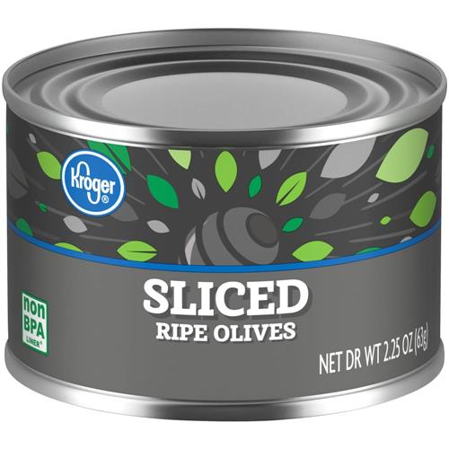 Kroger Sliced Black Ripe Olives 2.25 oz