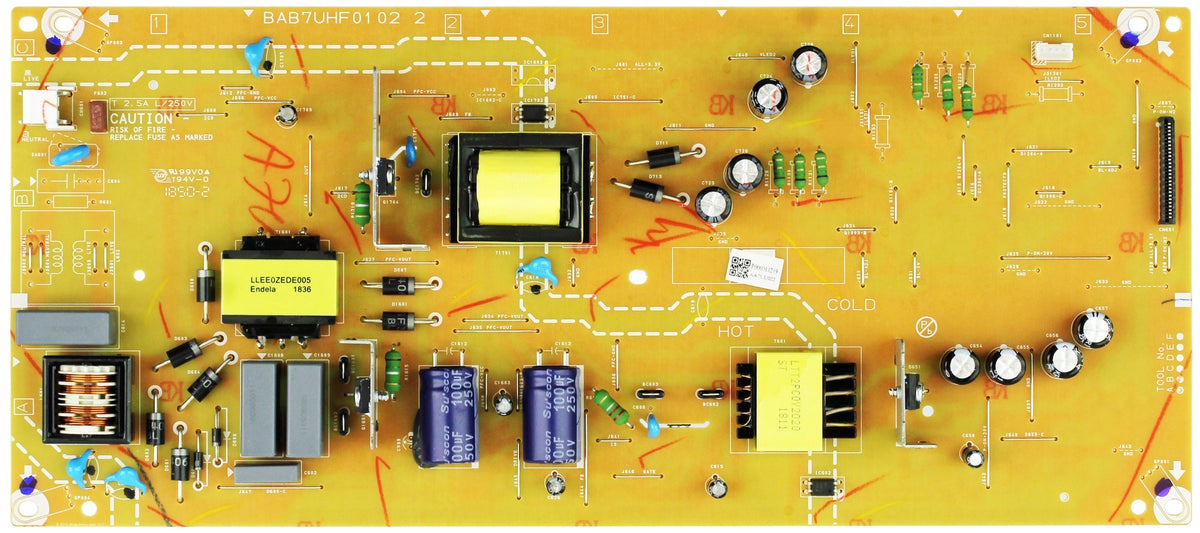 AA7RTMPW-001 Philips Power Supply, BAB7UHF0102 2, AA7UU022, AA7UU021, 50PFL5602/F7