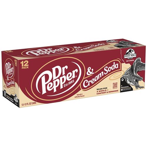 Dr Pepper - & Crème Soda, 12 Oz, 12 Pk