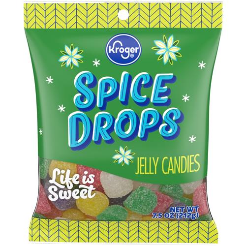 Kroger Spice Drops Jelly Chewy Candy 7.5 oz