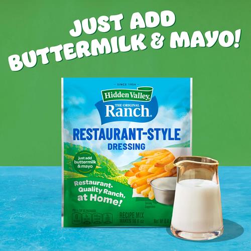 Hidden Valley Original Ranch Restaurant Style Dressing Recipe Mix, 0.4 Ounce (Package May Vary)