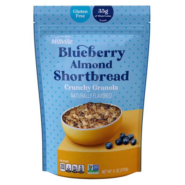 Millville Blueberry Almond Shortbread Granola - 11 oz