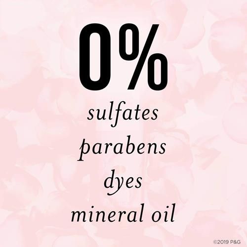 Pantene Nutrient Blends Miracle Moisture Boost Rose Water Shampoo For Dry Hair, Sulfate Free, Floral, 9.6 Fl Oz