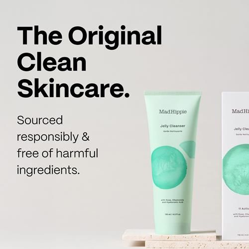 Mad Hippie Jelly Cleanser - Jelly To Milky Hydrating Face Wash For Women/Men With Rose, Chamomile, And Hyaluronic Acid, 4 Fl Oz