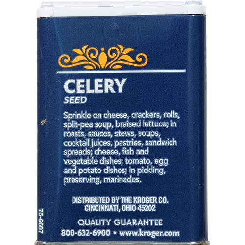 Kroger Celery Seed 1.87 oz