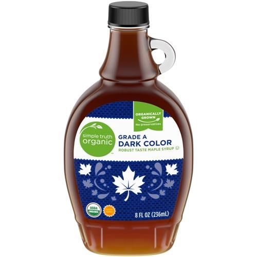 Simple Truth Organic Grade A Dark Color Robust Maple Syrup 8 fl oz