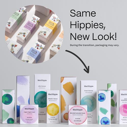 Mad Hippie Aha Exfoliating Peel – Lactic & Glycolic Acid Peel, Goji Berry, Peptides, Hyaluronic Acid & Niacinamide, Discoloration Correcting Serum, Anti-Aging (2 Piece Set)
