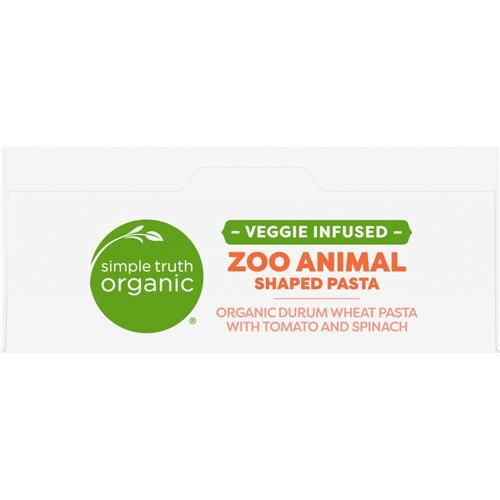 Simple Truth Organic Veggie Infused Zoo Animal Pasta 8.8 oz