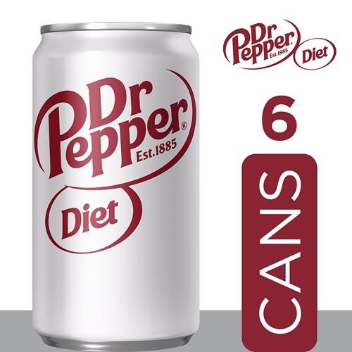 Diet Dr Pepper - Mini Cans, 7.5 Oz, 6 Pk