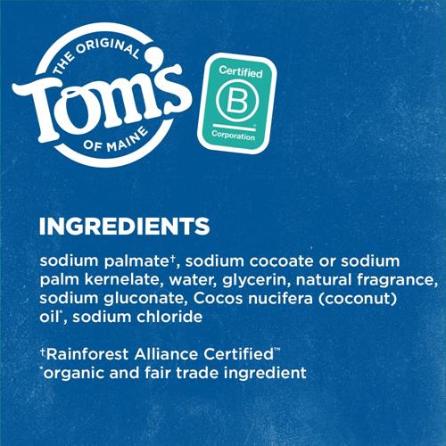 Toms Of Maine Natural Beauty Bar Soap, Creamy Coconut With Virgin Coconut Oil, 5 Oz.