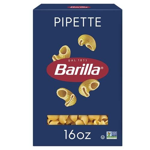 Barilla Pipette Pasta, 16 Oz. Box - Non-Gmo Pasta Made With Durum Wheat Semolina - Kosher Certified Pasta