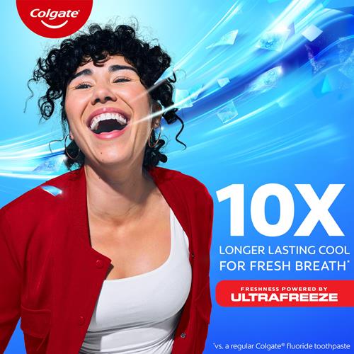 Colgate Maxfresh Cool Mint Toothpaste, Fresh Breath Toothpaste With Fluoride And Hundreds Of Mini Breath Strips, Leaves Mouth Feeling Refreshed For Hours, 6.3 Oz