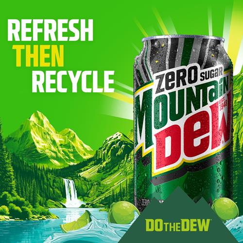 Mountain Dew Zero Sugar Soda, 12Oz Cans (12 Pack)