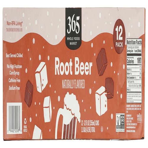 Whole Foods Market, Root Beer, 12 Pack, 12 Fl Oz