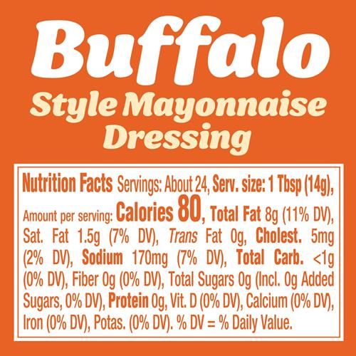 Kraft Buffalo Style Mayonnaise Dressing, 12 Oz Bottle
