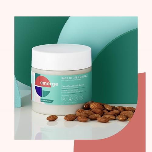 Emerge Treatment Hair Mask Deep Hair Conditioner For Frizzy Curls Almond Milk Sulfate Free And Paraben Free 15 Oz