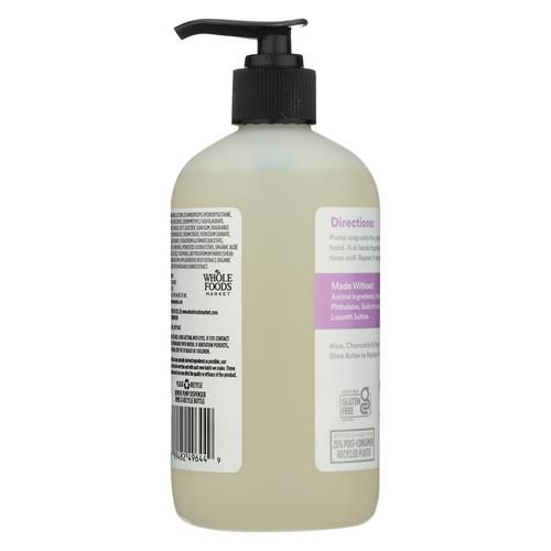 Whole Foods Market Liquid Hand Soap, Lavender, 12.5 Fl Oz