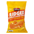 Clancy's Ridged Cheddar & Sour Cream Flavored Potato Chips, 9 oz