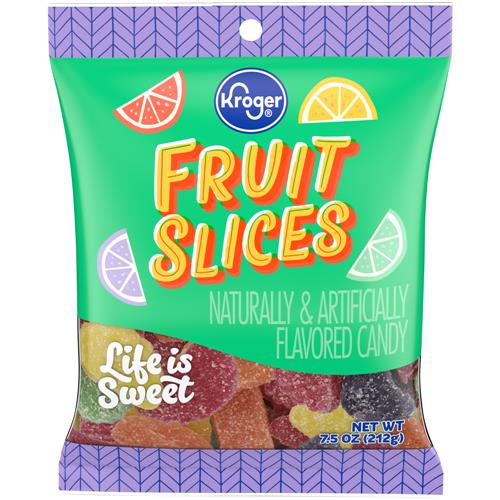 Kroger Fruit Slices Chewy Candy 7.5 oz