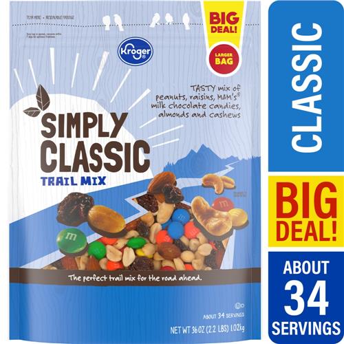 Kroger Simply Classic Trail Mix 36 oz