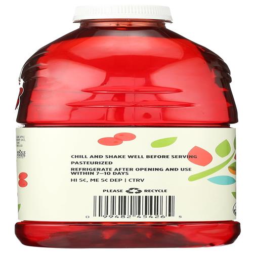 Whole Foods Market Organic Cranberry-Apple Juice, 64 Fl Oz