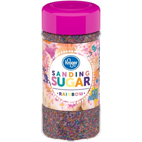 Kroger Rainbow Sanding Sugar 4 oz
