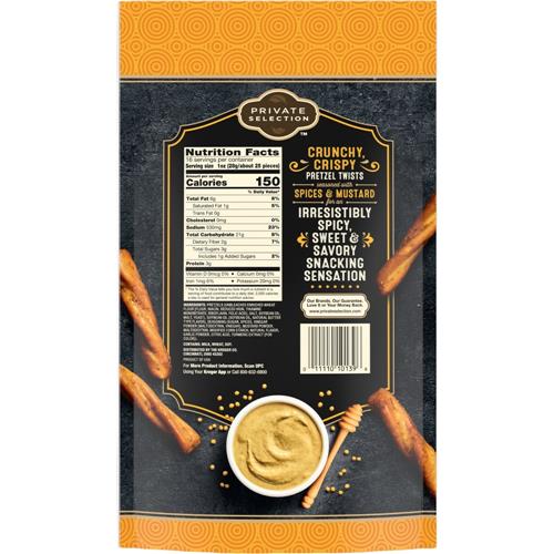 Private Selection Spicy Honey Mustard Pretzel Twists 16 oz