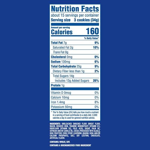 Oreo Chocolate Sandwich Cookies, Family Size, 18.12 Oz