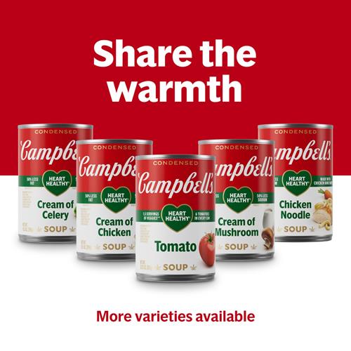 Campbells Condensed Heart Healthy Cream Of Chicken Soup, 10.5 Oz Can