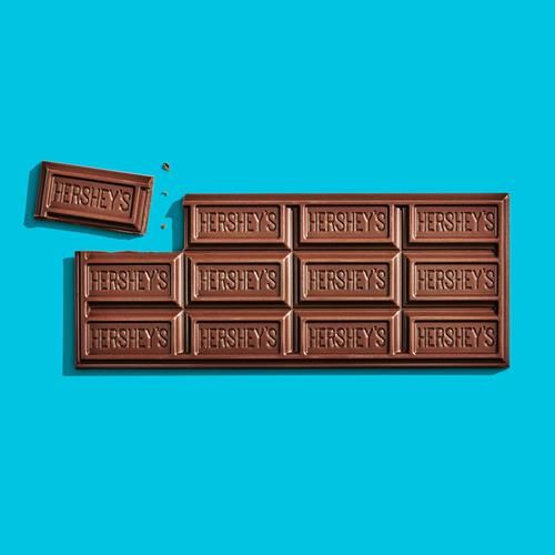 Hersheys Milk Chocolate Xl, Candy Bar, 4.4 Oz (16 Pieces)