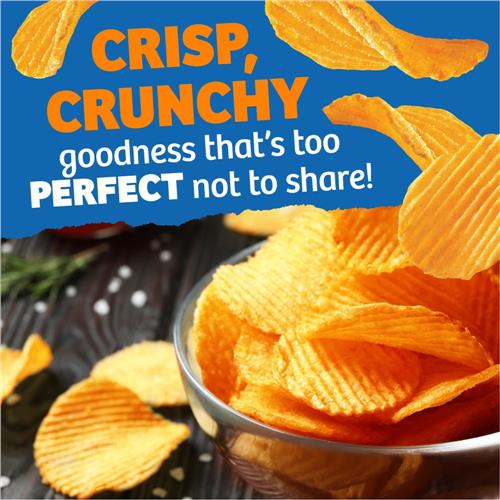Kroger Cheddar & Sour Cream Ripples Potato Chips 7.5 oz