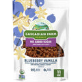 Cascadian Farm Organic Granola With No Added Sugar, Blueberry Vanilla Cereal, Resealable Pouch, 11 Oz.