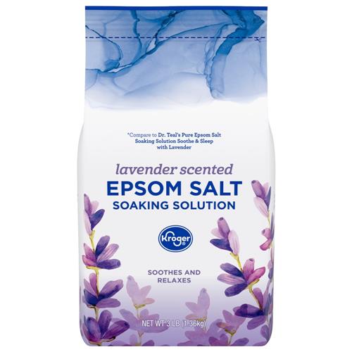 Kroger Relax Lavender Epsom Salt 3 lb
