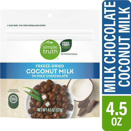 Simple Truth Freeze-Dried Coconut Milk in Milk Chocolate 4.5 oz