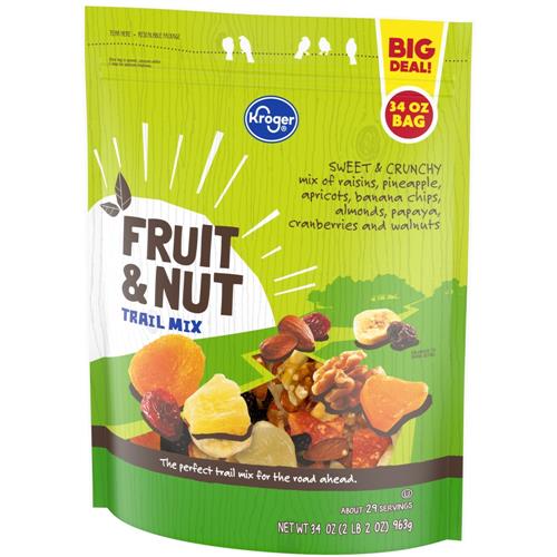 Kroger Fruit & Nut Trail Mix 34 oz